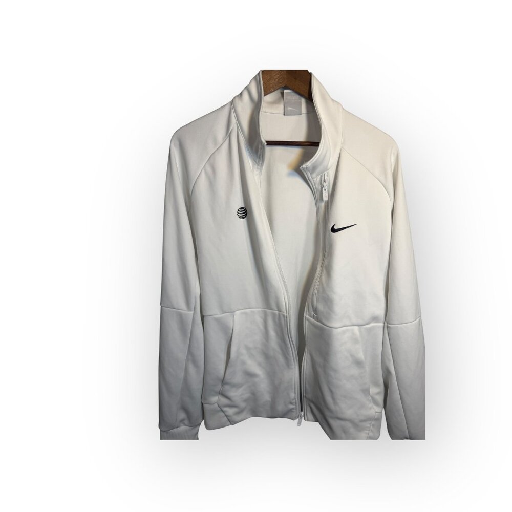 Nike Dri-FIT Full-Zip Training Jacket – AT&T Corporate – White – XL